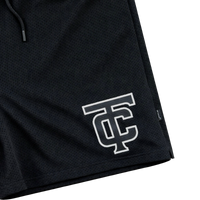 Black Training Mesh Shorts — Breathable Performance Fit
