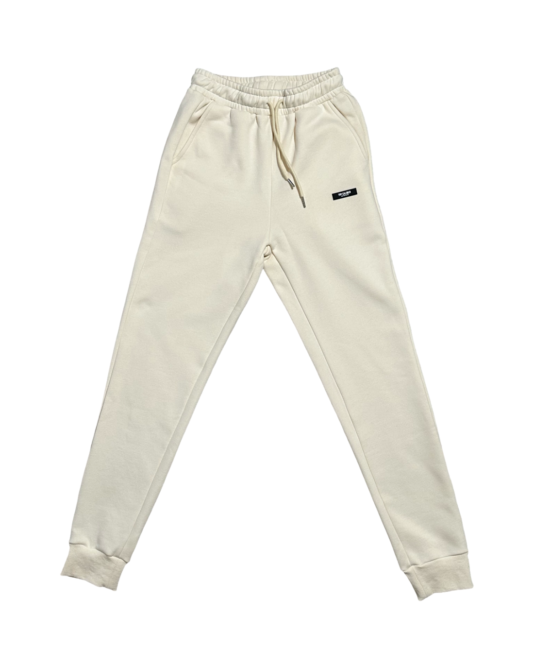 Cream Classic Joggers  — Premium Fleece