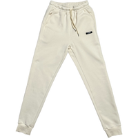 Cream Classic Joggers  — Premium Fleece