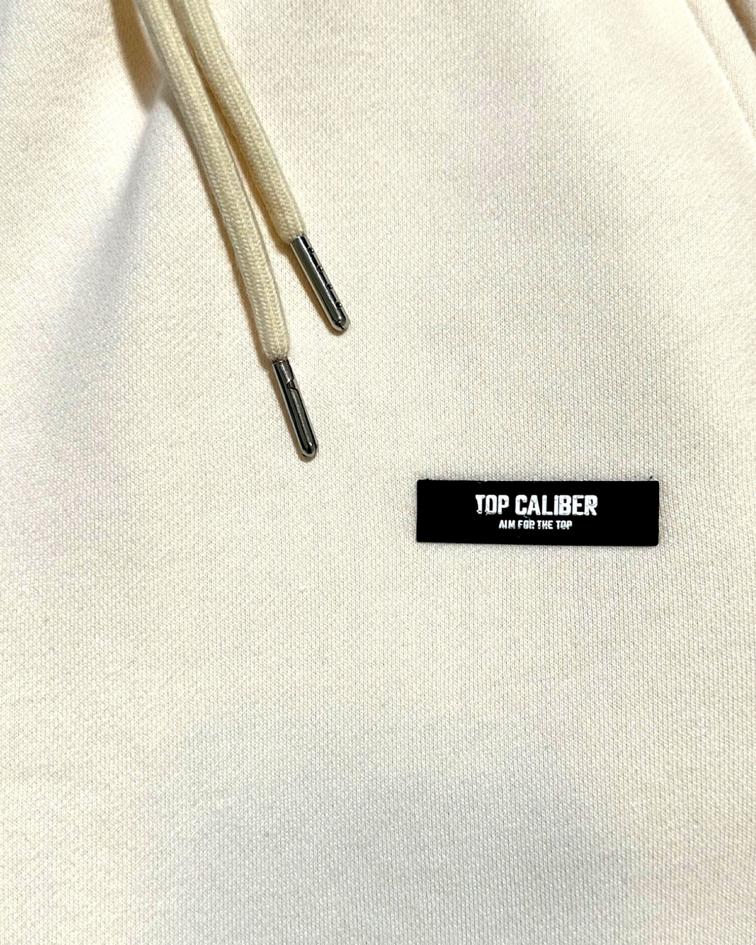 Cream Classic Joggers  — Premium Fleece