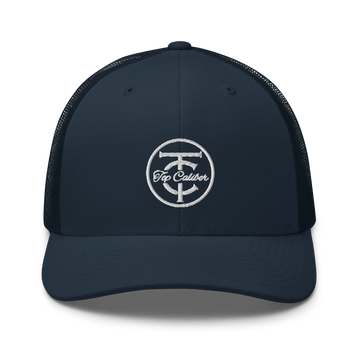 Navy Top Caliber Trucker