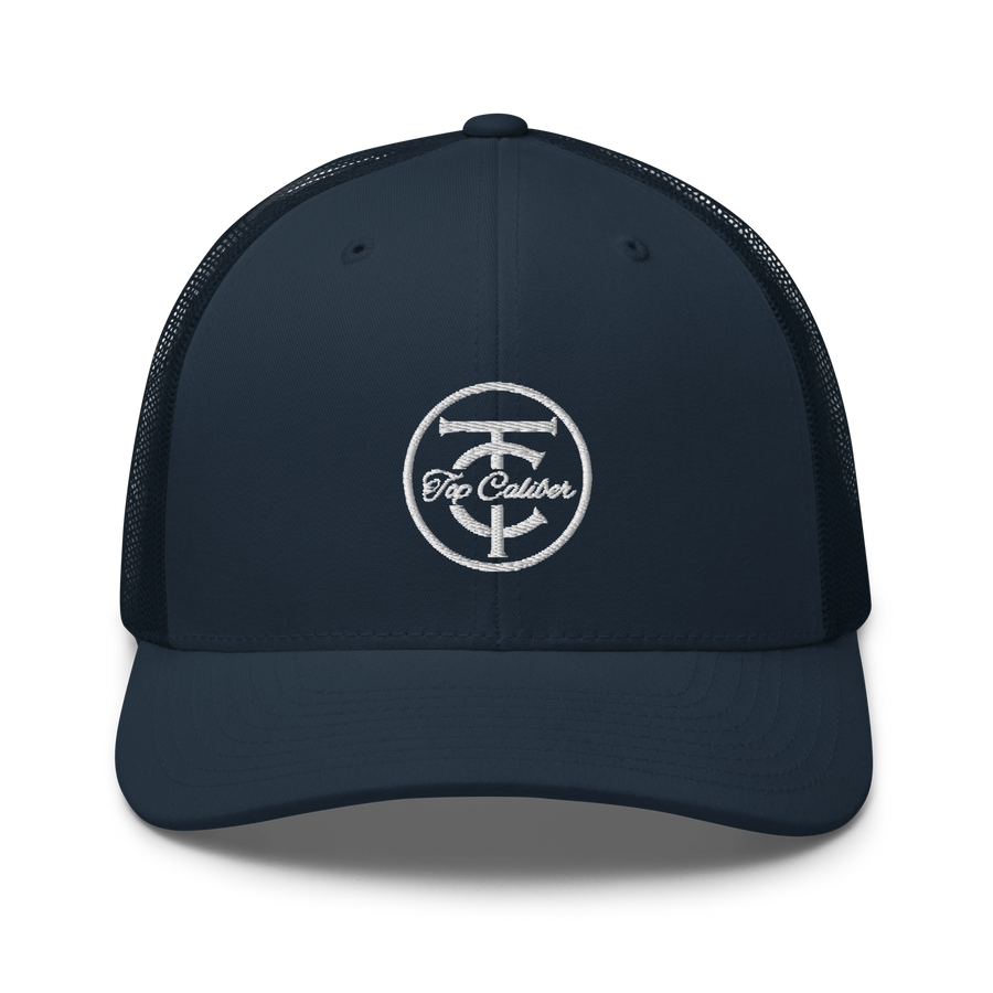 Navy Top Caliber Trucker